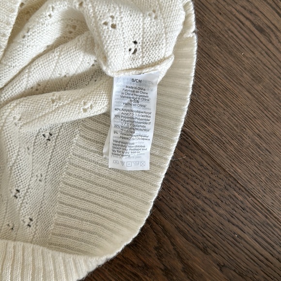 EUC JCrew Cream Sweater - Picture 4 of 7